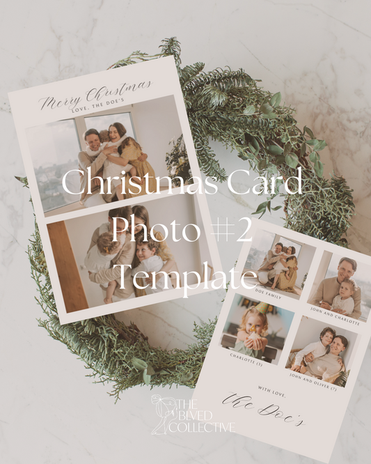 Winkello Christmas Card Photo #2 Template