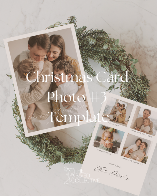 Winkello Christmas Card Photo #3 Template
