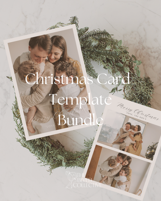 Winkello Christmas Card Photo Template Bundle